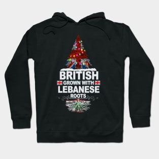 British Grown With Lebanese Roots - Gift for Lebanese With Roots From Lebanon Hoodie